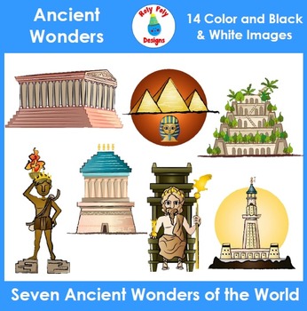 Preview of Ancient Wonders of the World Clip Art