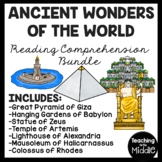 Ancient Wonders of the World Reading Comprehension Bundle 
