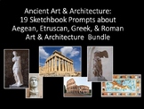 Ancient World 19 Sketchbook Prompt Bundle:Etruscan, Aegean