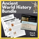Ancient World History Bundle: Mesopotamia, Egypt, China, I