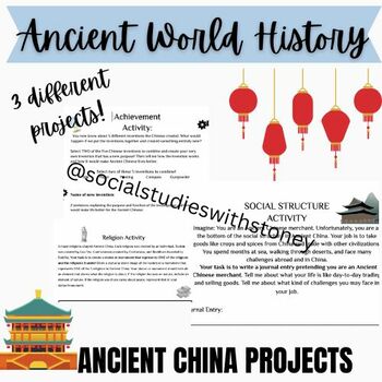 Preview of Ancient World History China Project