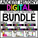 Ancient World History Digital Interactive Notebook Bundle 
