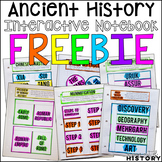 Ancient World History Interactive Notebook and Graphic Org