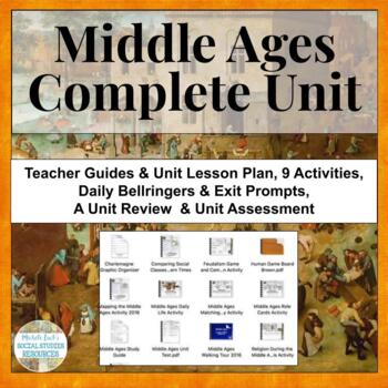 Preview of Middle Ages Complete Unit with Activities Projects Assessments and More!