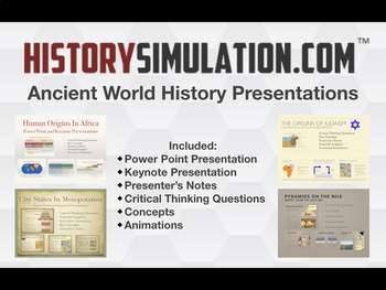 Preview of Ancient World History Presentations Bundle