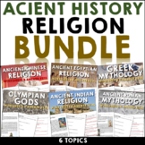 Ancient World History Religion Worksheets and Answer Keys Bundle