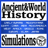 Ancient & World History Simulations 6-7th Grade - Middle S