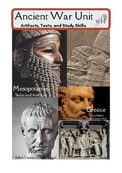 Preview of Ancient World History Skills Packet: Julius Caesar, Thucydides, Mesopotamia