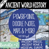 Ancient World History Unit Lessons Bundle #2 Ancient Greec