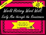 Ancient World History Word Wall Bundle