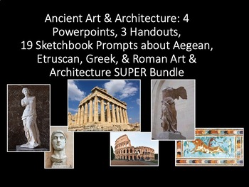 Preview of Ancient World SUPER Bundle: Greek, Roman, Etruscan, & Aegean Art Resources