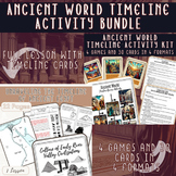 Ancient World Timeline Lesson, Games, and Activity BUNDLE