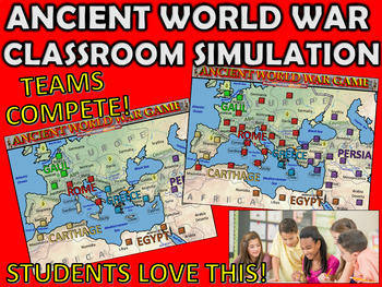 Preview of Ancient World War Simulation Game (Rome-Gaul-Carthage-Greece-Egypt-Persia)