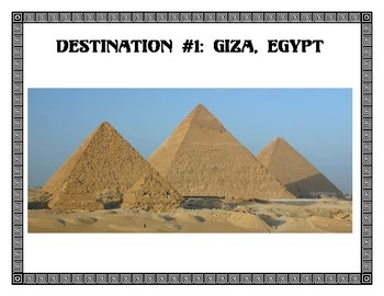 Preview of Ancient World Wonder Travels - Destination Posters