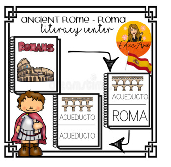 Preview of Ancient roma. Literacy center // Roma. Rincón de letras.