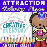 Anxiety Relief Law of ATTRACTION Coloring Mindfulness Acti