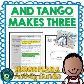 Preview of And Tango Makes Three Lesson Plan and Activities