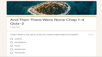 And Then There Were None Quiz (chapters 1-4) by NOT2cool4school