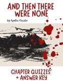 And Then There Were None by Agatha Christie - Chapter Quiz