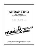 Andantino - Igor Stravinsky (Flute & Two Clarinets)