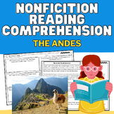 Andes Informational Passages & Worksheet Nonfiction Compre