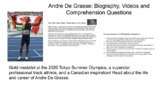 Andre De Grasse: Biography and Comprehension Questions