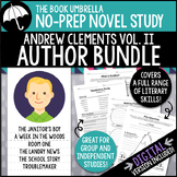 Andrew Clements Novel Study Bundle 2 { Print & Digital }