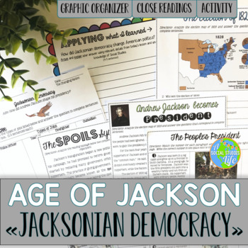 Preview of Andrew Jackson, Election of 1828, Jacksonian Democracy, and the Spoils System