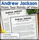 Andrew Jackson Hero or Villain Reading and Comprehension Passages