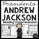 Andrew Jackson Informational Text Reading Comprehension Wo