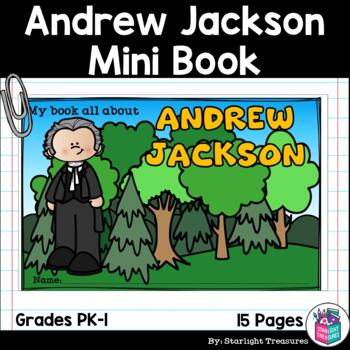 Preview of Andrew Jackson Mini Book for Early Readers: Presidents' Day