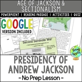 Andrew Jackson Lesson - Indian Removal Act - Trail of Tear