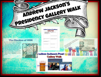 Preview of Andrew Jackson's Presidency Gallery Walk with PEAR DECK Google Slides