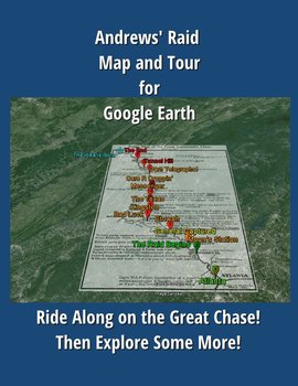 Preview of Andrews Raid Civil War Virtual Interactive Map Tour