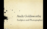 Andy Goldsworthy art unit