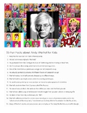 Andy Warhol Art Project Lesson Coloring Pages