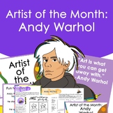 Andy Warhol Artist of the Month Bulletin Board Display and