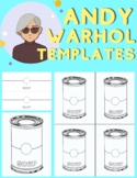 Andy Warhol Campbell's Soup Can Pop Art Templates with Les