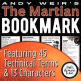 Andy Weir's THE MARTIAN Bookmark Featuring 45 Technical Te