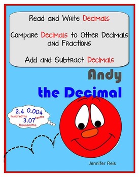 Preview of Andy the Decimal - Teaching Students Decimal Place Value