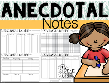 Preview of Anecdotal Notes
