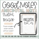 Anecdotal Notes and Student Observation Tracker l Goodnote