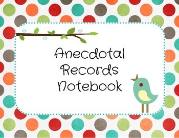 Anecdotal Records Clipart