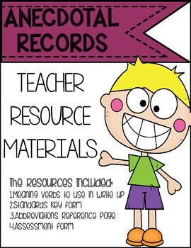 Anecdotal Records Clipart