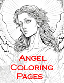 Angel Coloring Book for Private School Art Classes or Homeschool