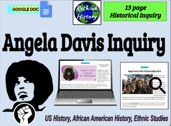 Preview of Angela Davis Inquiry | Historical Inquiry about the Legacy of Angela Davis | 