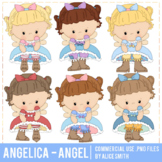 Angelica Country Angel Clipart Graphics