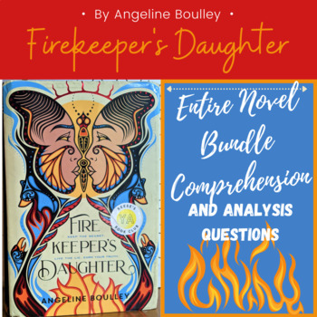 Preview of Angeline Boulley's Firekeeper's Daughter Analysis Questions-Entire Book (5 sets)