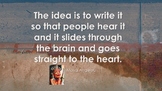 Angelou Heart of Writing Poster (Printable)