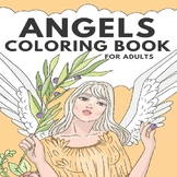 Angels Coloring Book : beautiful angels coloring for stres